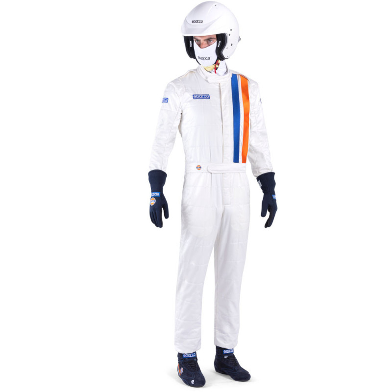 Wedstrijdpak SPARCO GULF Replica FIA8856-2018 - 001144GU.BL.56 - 001144GU56BI