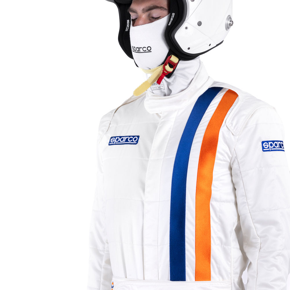 SPARCO GULF Replica Tuta da competizione FIA8856-2018 - 001144GU.BL.56 - 001144GU56BI