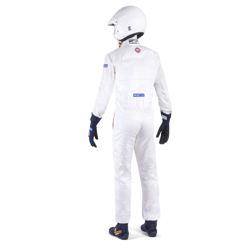 SPARCO GULF Replica Tuta da competizione FIA8856-2018 - 001144GU.BL.56 - 001144GU56BI