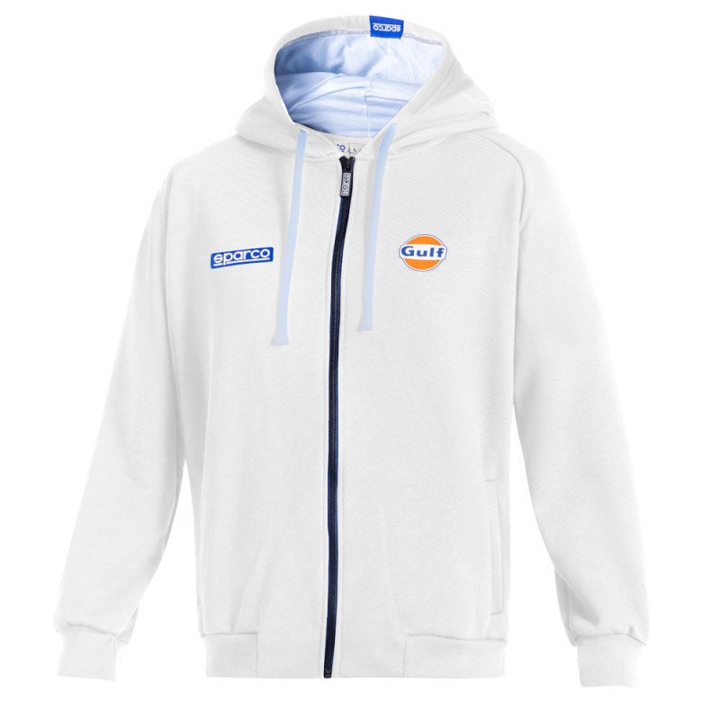 Felpa con zip e cappuccio SPARCO GULF - BMF0010S0.BL.XL - BMF0010S0W010XL