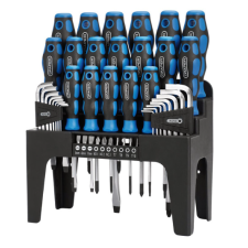DRAPER soft drive screwdriver, hex key and bit set (44 pieces)