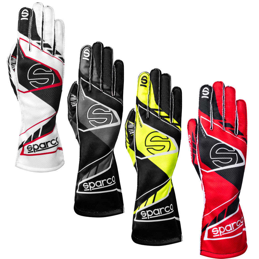 SPARCO K-ARROW+ Guanti da kart FIA8877-2022 - BKG0003B0.NG.8 - BKG0003B0K10008