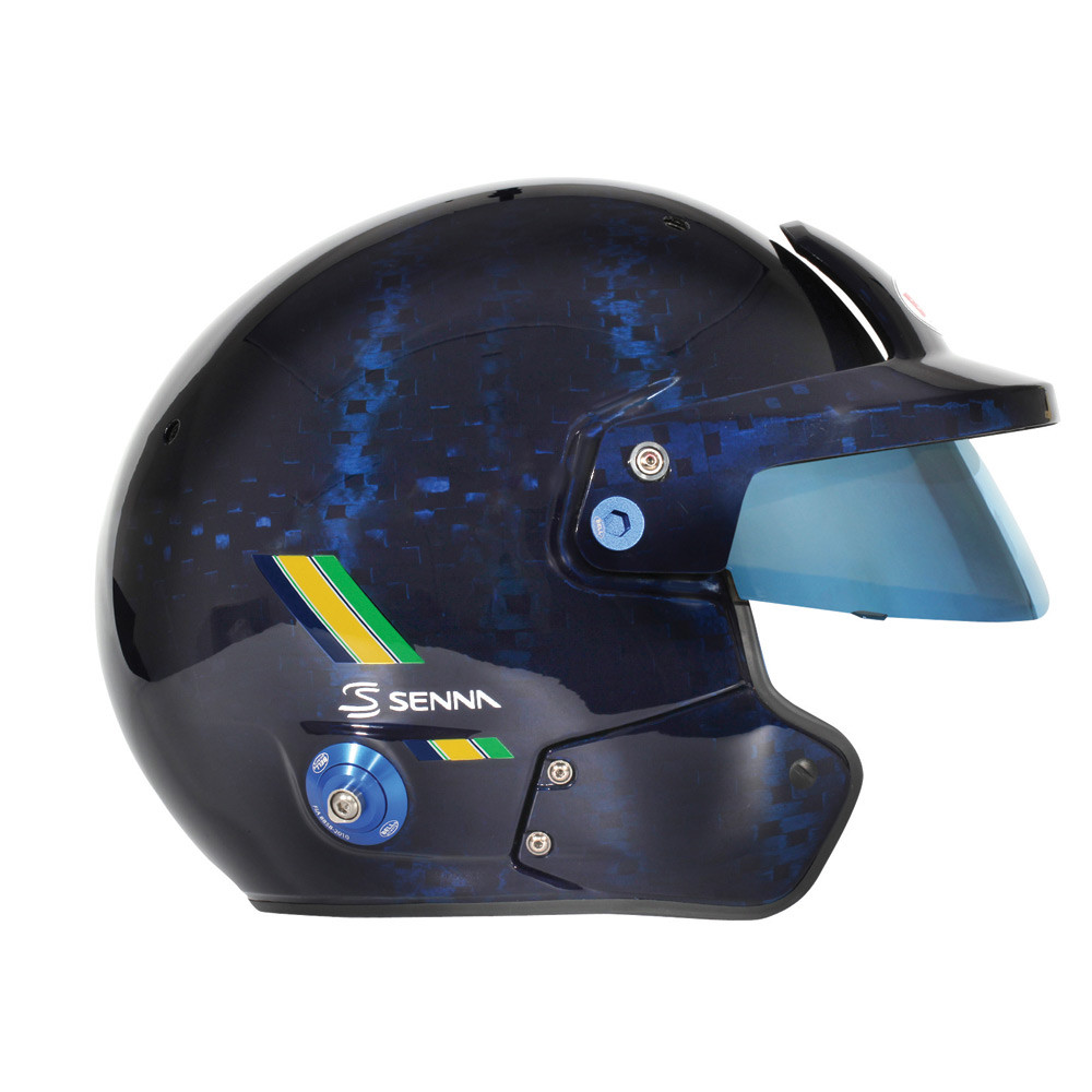 BELL MAG-10 Carbon AYRTON SENNA helmet Hans FIA8859-2024/SA2020 - BEL-MAG10-C-SEN24.61,5 - 1245272