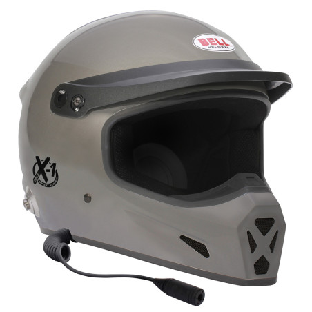 Casco BELL X-1 RALLY Hans FIA titanium 8859-2024