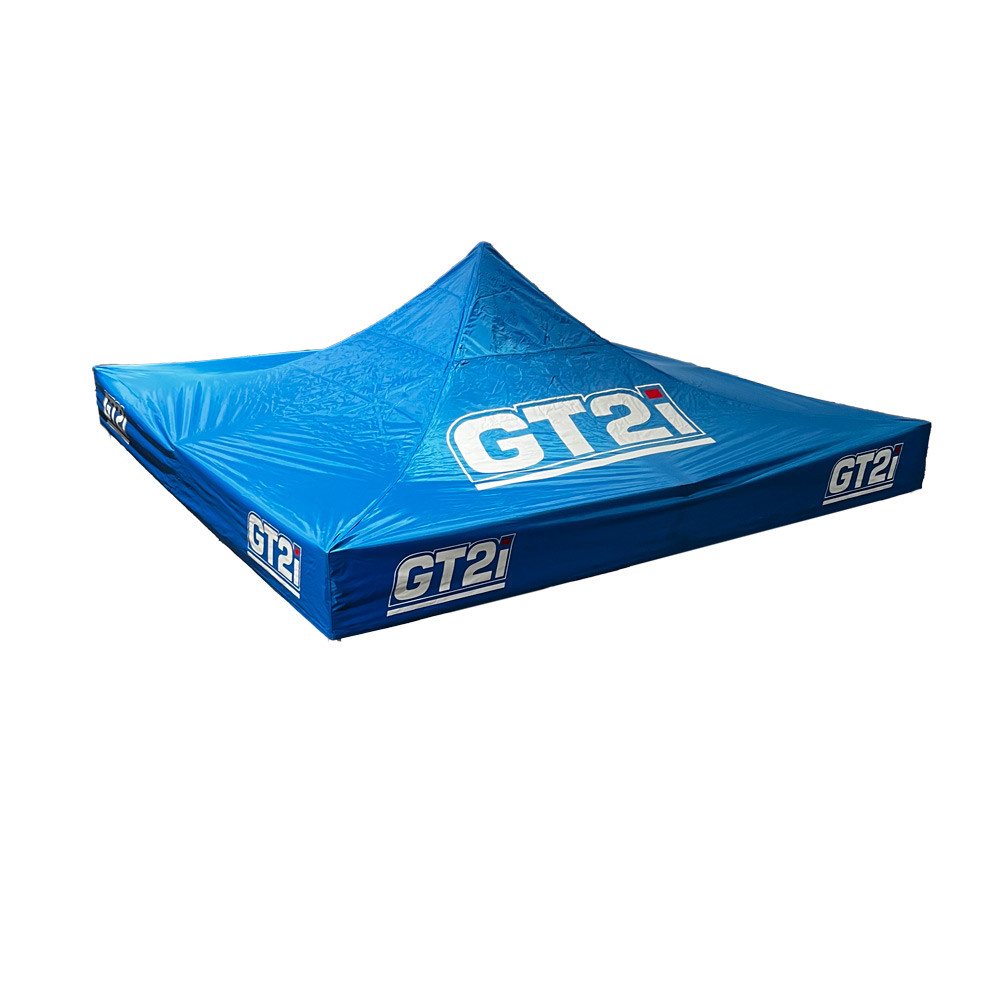Toit seul Tente Pliante GT2i Club Bleu 3x3m - GT-T3X3-B-TOIT-1 - 3661768551134