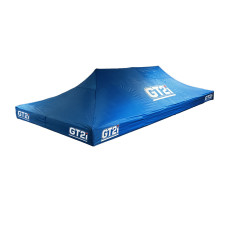 Pack Tente Bleu 3x6m + Mur avec Fenêtre