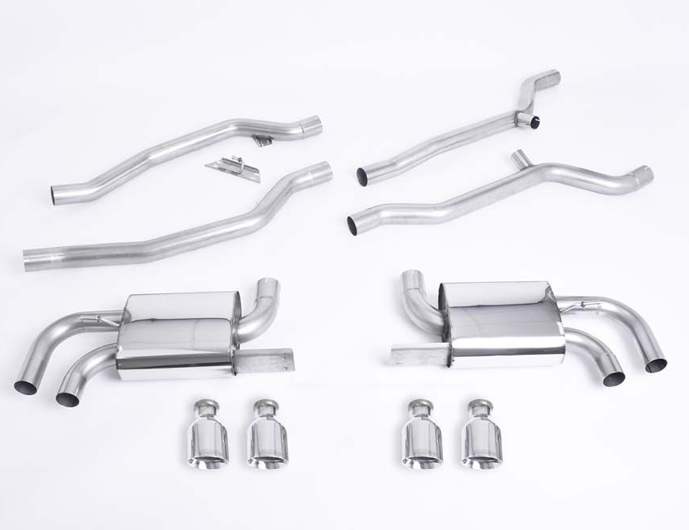 Catback Milltek SSXPO110 per Porsche Cayenne 958 T 4.8 V8 - MLK-SSXPO110-S - SSXPO110