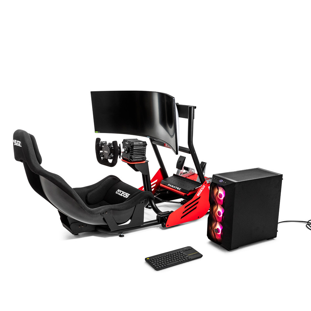 Sparco GP RIG II (Gp Pro + Fanatec Sim Kit Pro + P310 Open + Pc + Toetsenbord + Monitor) - BGD0003B0.R - BGD0003B0R0100N
