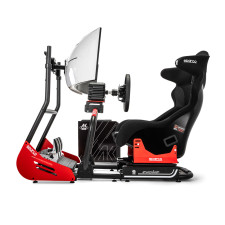 Simulateur Sparco GT-R RIG II (GT-R PRO+Fanatex SIM KIT PRO+R330 cuir+PC+clavier+support+écran)