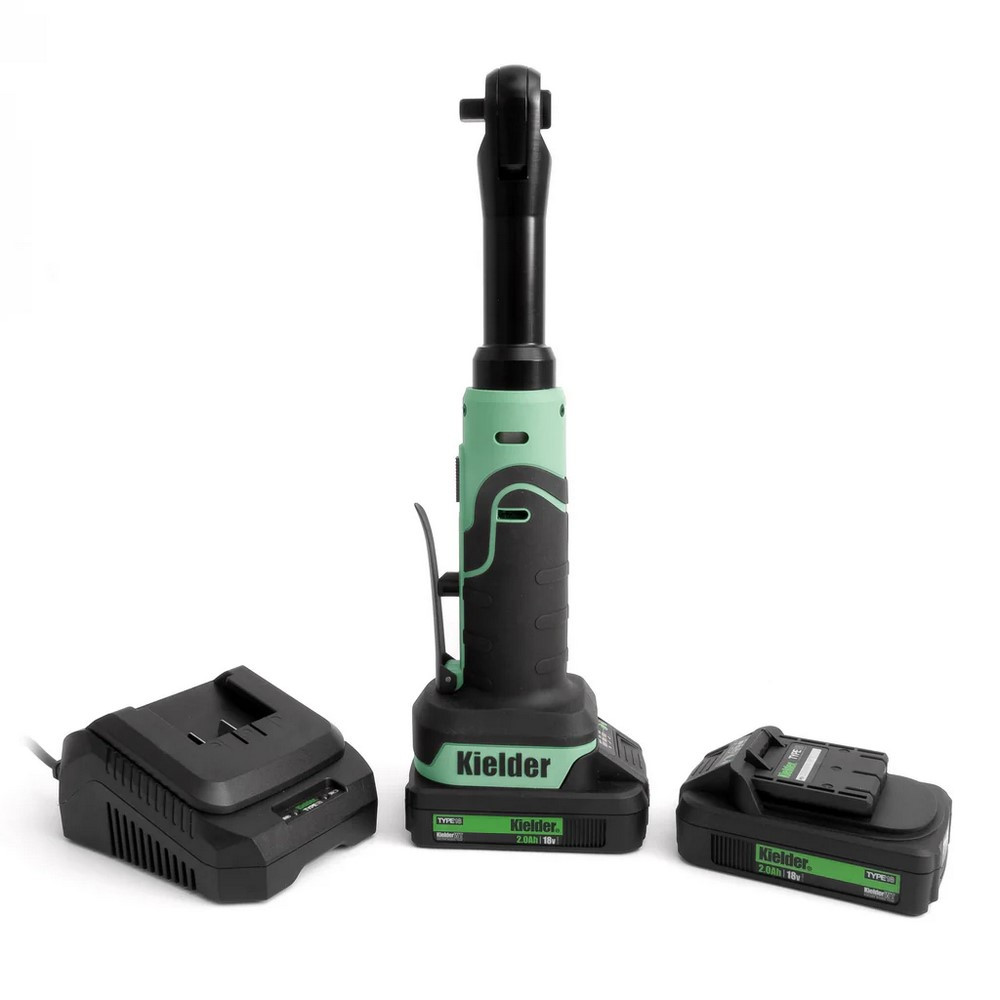 Set di cricchetti lunghi KIELDER da 18V 3/8” con caricabatterie + valigetta Pro + 1 batteria da 2,0Ah - KWT-010-21 - KWT-010-21EU - 5060441196828