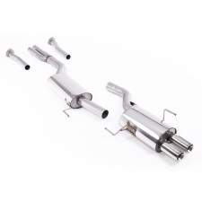 Catback avec silencieux intermédiaire - Sorties Twin 76.2mm Jet Milltek SSXAU184