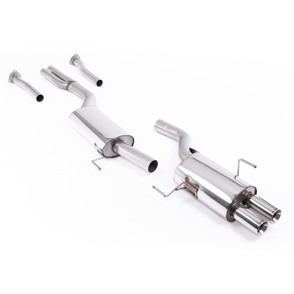 Catback met tussendemper - Dubbele uitlaatpijpen 76.2mm Jet Milltek SSXAU184 - MLK-SSXAU184 - SSXAU184
