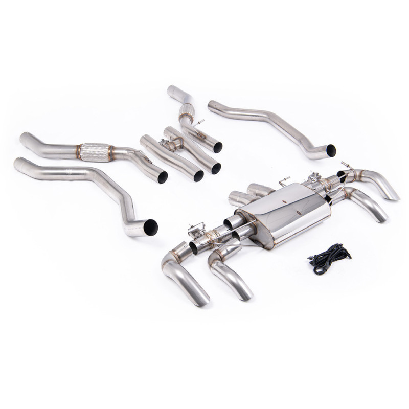 Axle Back met achterdemper - Met Milltek SSXLR251 kleppen - MLK-SSXLR251 - SSXLR251