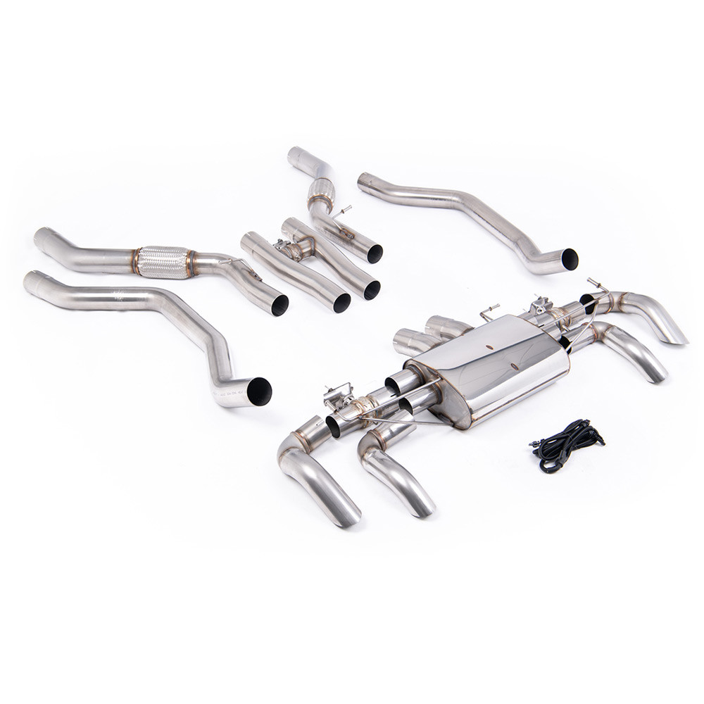 Axle Back met achterdemper - Met Milltek SSXLR251 kleppen - MLK-SSXLR251 - SSXLR251