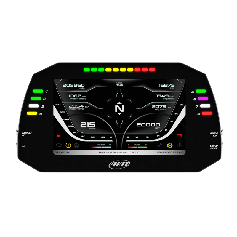 Cruscotto AIM MXG 1.3 STRADA 7" - AIM-MXG13STDADA.RAC.OBD - MXG-S-OBDII