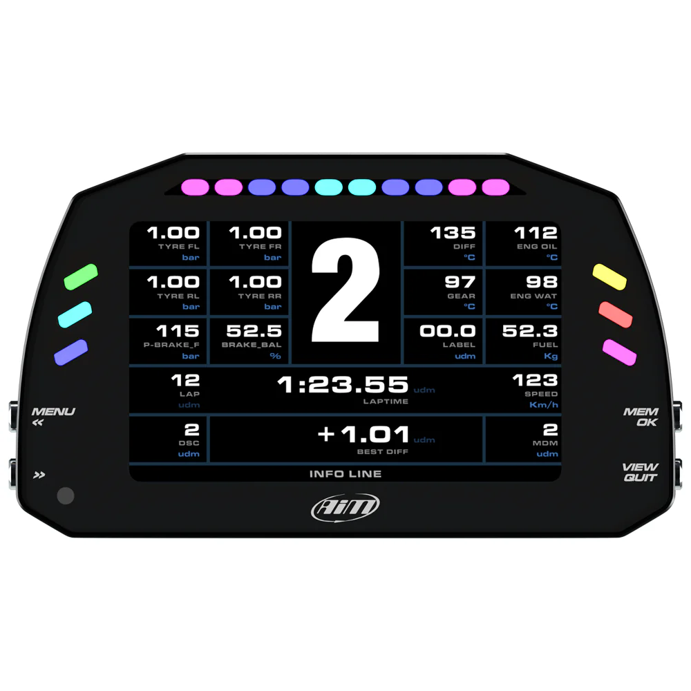 Quadro AIM MXS 1.3 STRADA 5" - AIM-MXS13STDADA.ROA.CAN - MXS-S-I-CAN