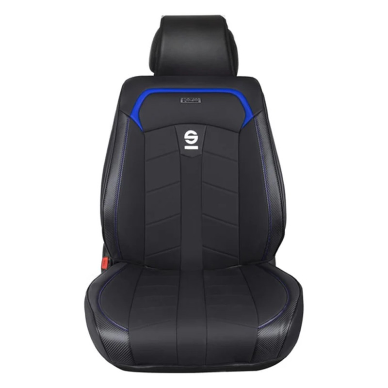 Premium stoelhoes SPARCO zwart/blauwe biezen (apart verkrijgbaar) - LI-SPS421BL - SPS421BL - 6922516329397