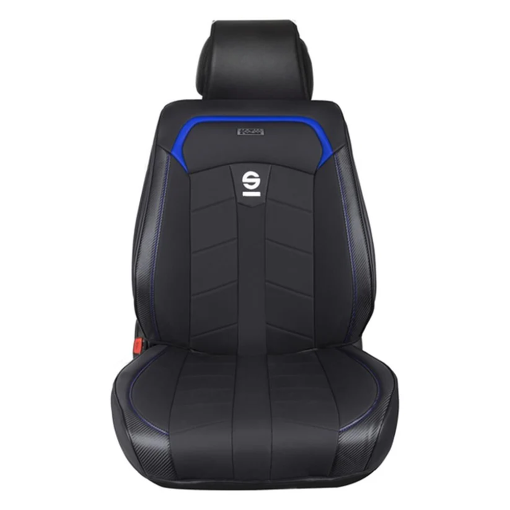 Premium stoelhoes SPARCO zwart/blauwe biezen (apart verkrijgbaar) - LI-SPS421BL - SPS421BL - 6922516329397