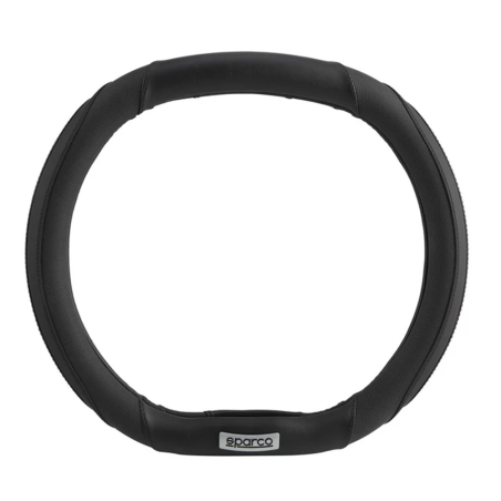 Couvre volant double meplat SPARCO noir Ø35cm