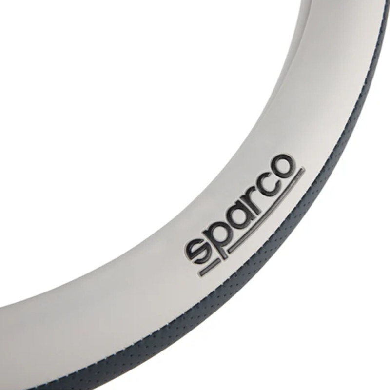 Couvre volant gris/bleu SPARCO aspect origine Ø37,5cm - LI-SPS144BLGR - SPS144BLGR - 6922516340378