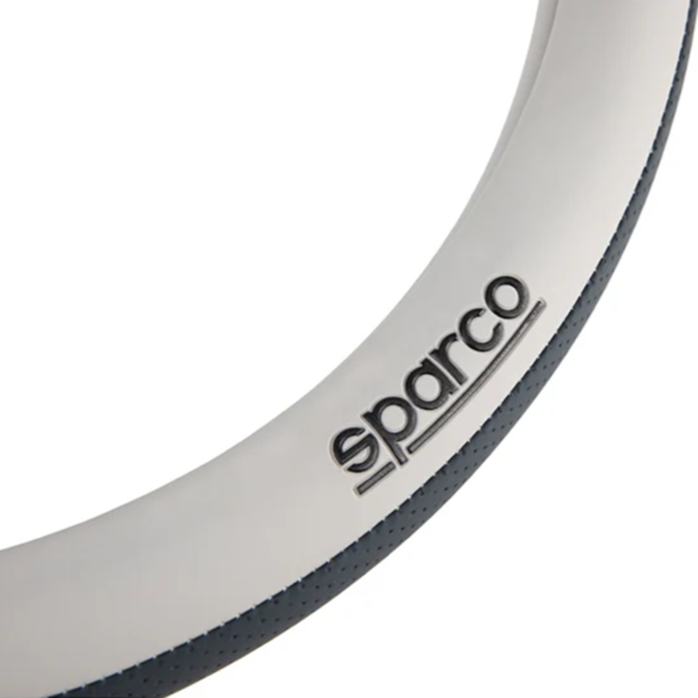 Grijs/blauwe stuurwielhoes SPARCO originele look Ø37,5cm - LI-SPS144BLGR - SPS144BLGR - 6922516340378