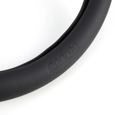 Zwarte stuurwielhoes SPARCO met middenring Ø38cm