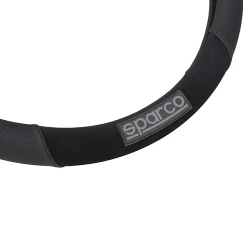 Stuurwielhoes SPARCO zwart Ø38cm - LI-SPS130BK - SPS130BK - 6922516334469