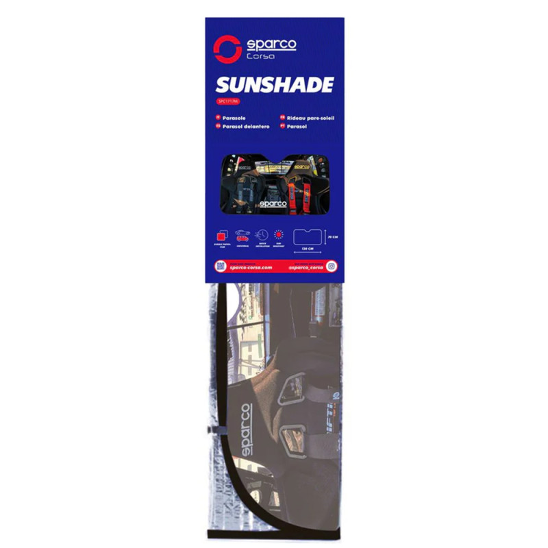 Zonnescherm SPARCO 70x130cm - LI-SPC1717M - SPC1717M - 6922516312481