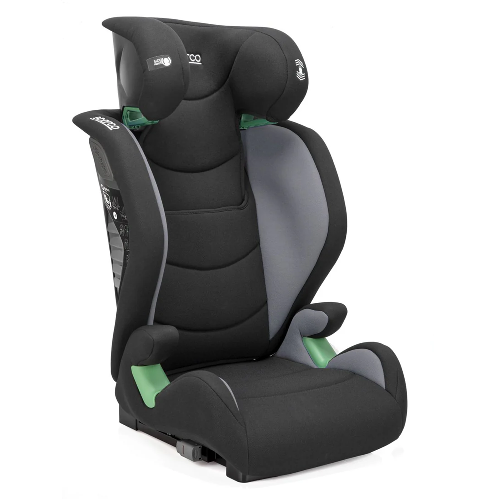 Kinderzitje SPARCO zwart 100-150cm ECE R129/03 isofix - LI-SK2000IGR - SK2000IGR - 6922516335985
