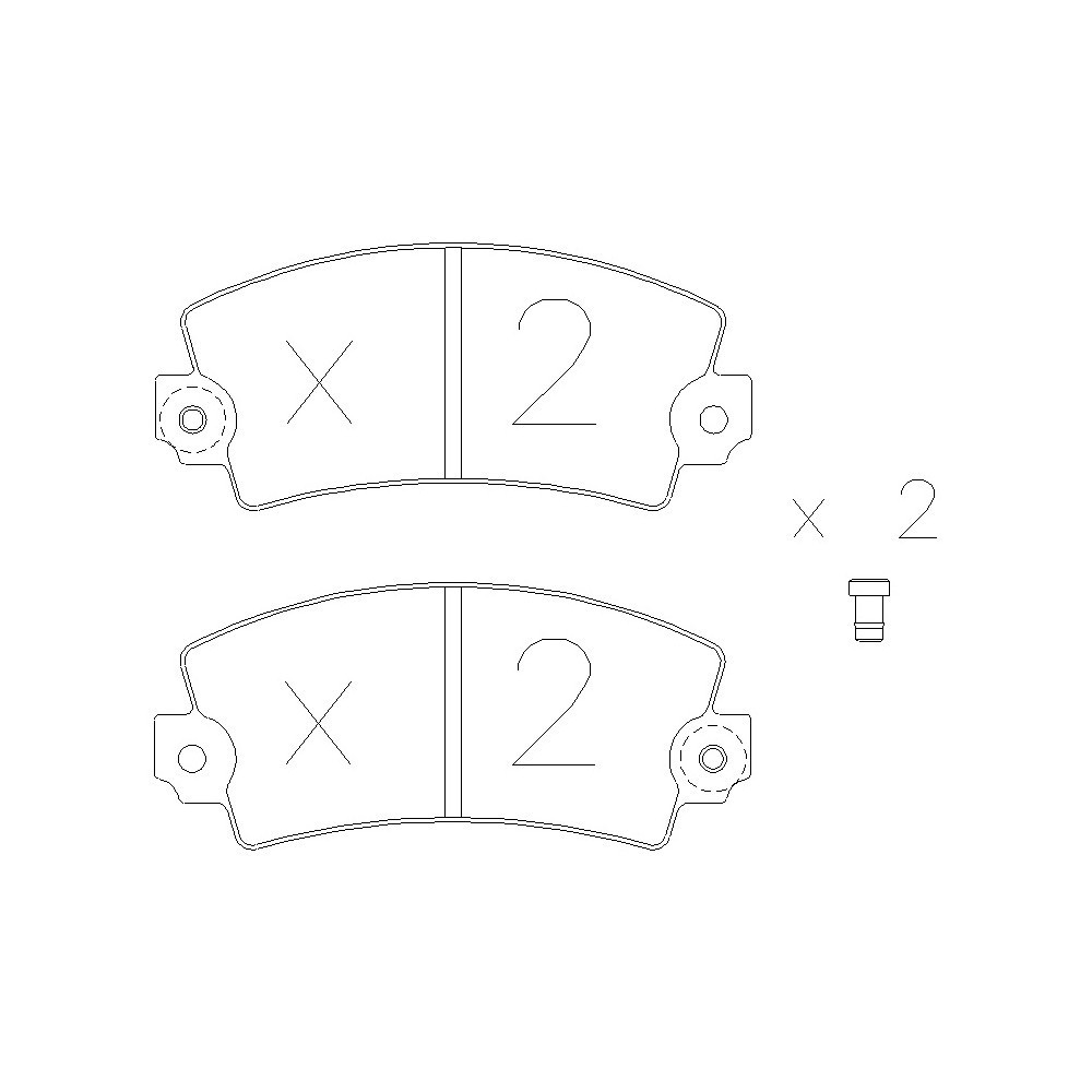 GT2i Race Front brake pads for RENAULT R5 Alpine Turbo 1.4 Turbo Rallye - Brake calipers Bendix - GT-PR0050T - 3661768552933