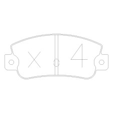 Remblokken GT2i Race Achter voor LANCIA Delta 2.0i 16V Turbo Integrale Gr N - Bendix remklauwen