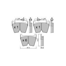 Plaquettes de frein GT2i Race Avant pour AUDI R8 4.2 FSI quattro, 5.2 FSI /quattro 2010-15 - Etriers de frein Brembo