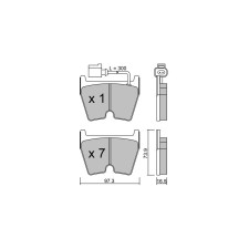 Plaquettes de frein GT2i Race Avant pour AUDI RS3 -S3 (8V) RS3 2.5i 20V TFSi 2012-20 - Etriers de frein Brembo