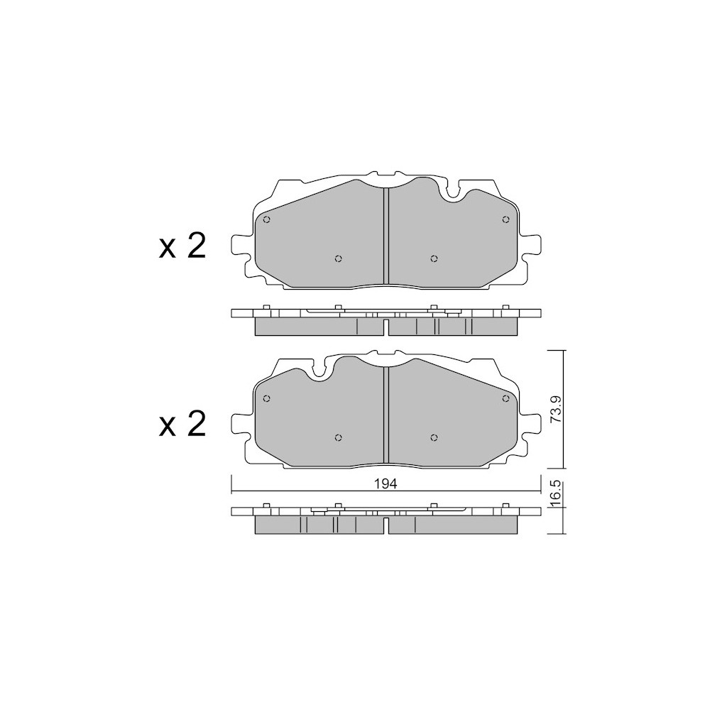 GT2i Race Rear brake pads for AUDI RS3 -S3 (8Y) RS3 2.5i 20V TFSi 2020- - Brake calipers Ake - GT-PR11280T - 3666618560106