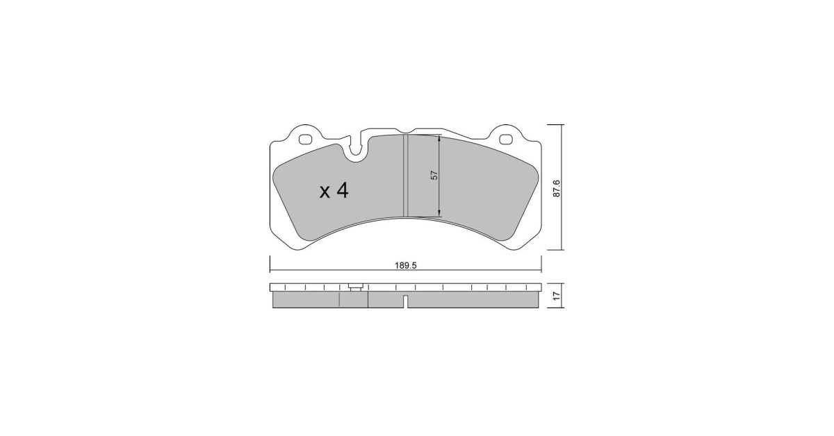 GT2i Race Avant remblokken voor VOLVO V60 2.0 D4 Polestar, 2.4 Hybrid D6 Polestar 2015-18 - Brembo remklauwen