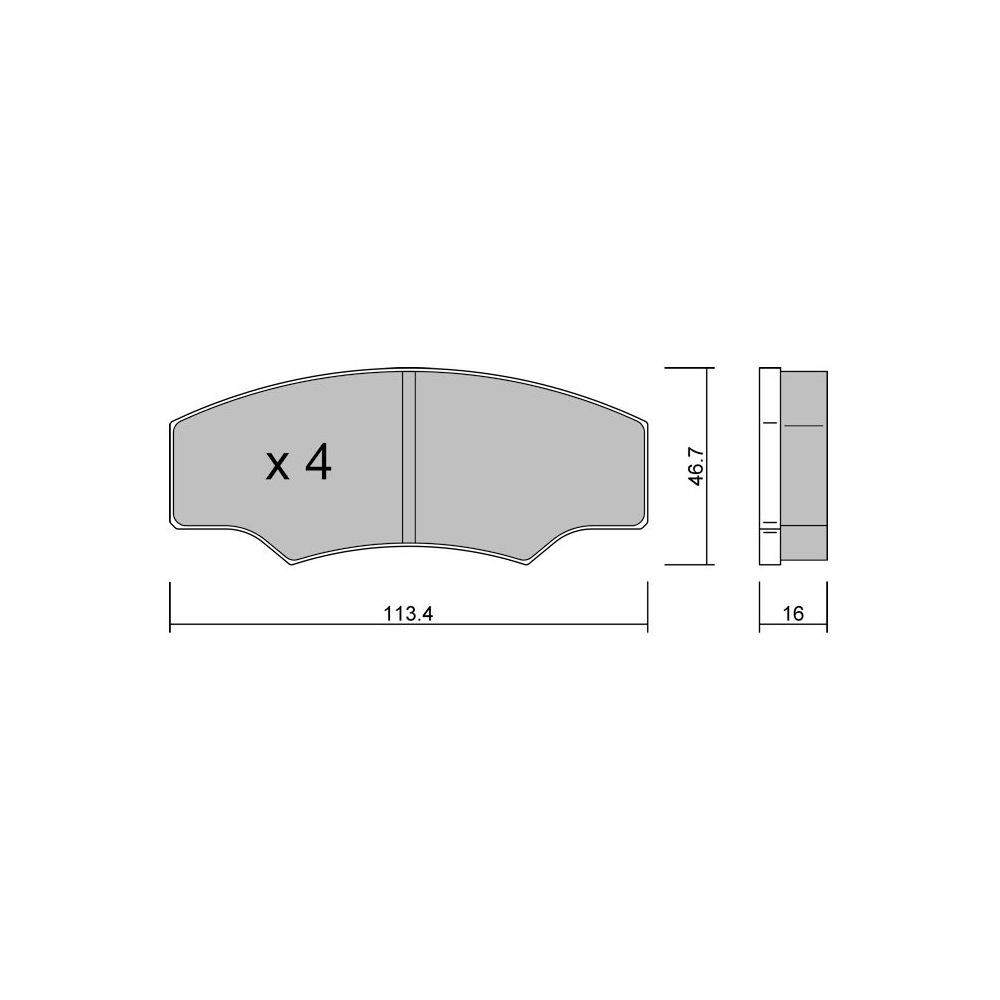 GT2i Race Avant remblokken voor CITROEN Saxo 1.6i 16V Challenge - Alcon remklauwen - GT-PR14140T - 3666618561042