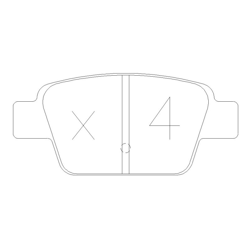 Plaquettes de frein GT2i Race Arrière pour FIAT Stilo 1.8i 16V Gr N - Etriers de frein Bosch - GT-PR3320T - 3661768553381