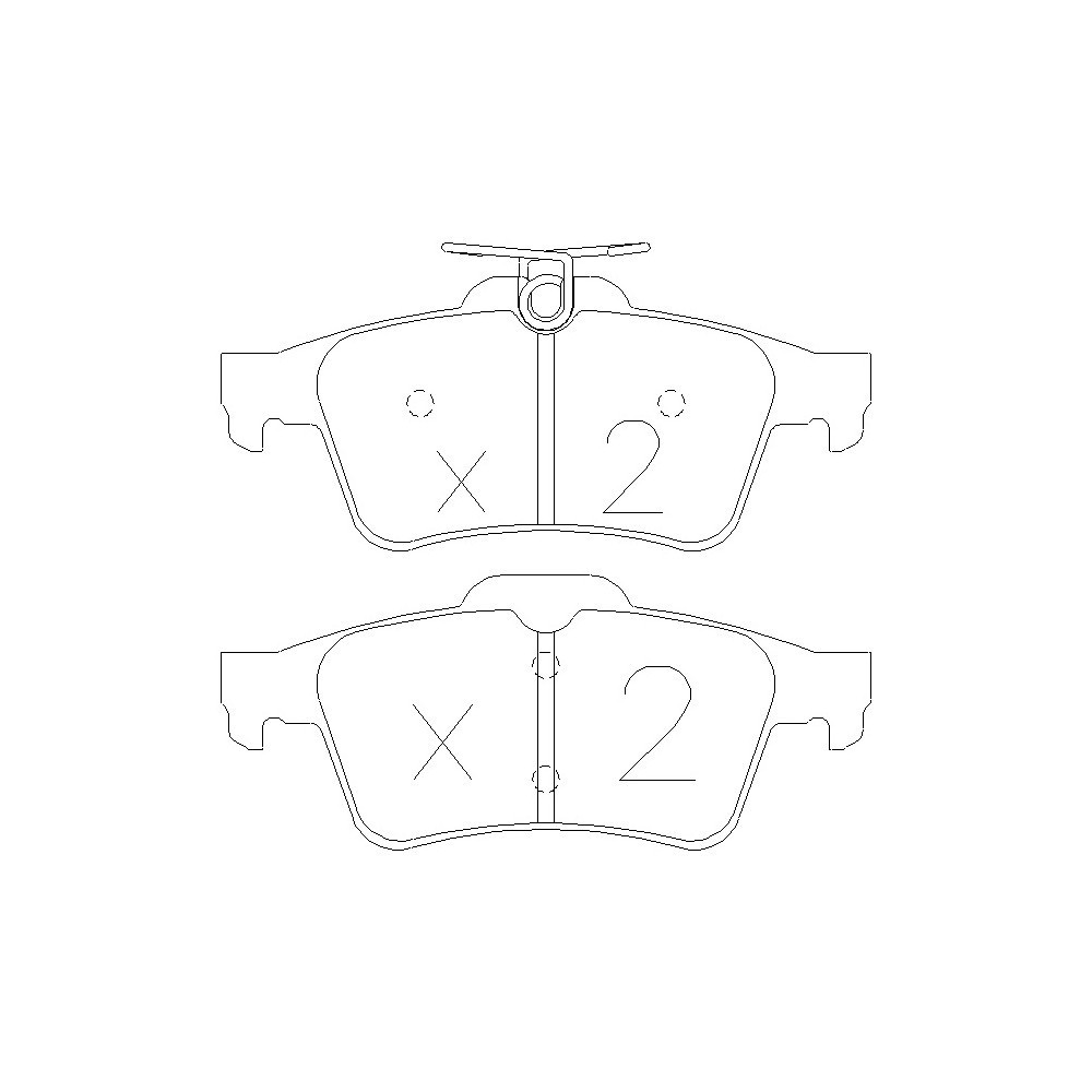 Plăcuțe de frână GT2i Race spate pentru FORD Fiesta 1.6i 16V R2 Asphalt – Etriere de frână Ate - GT-PR3461T - 3661768553411