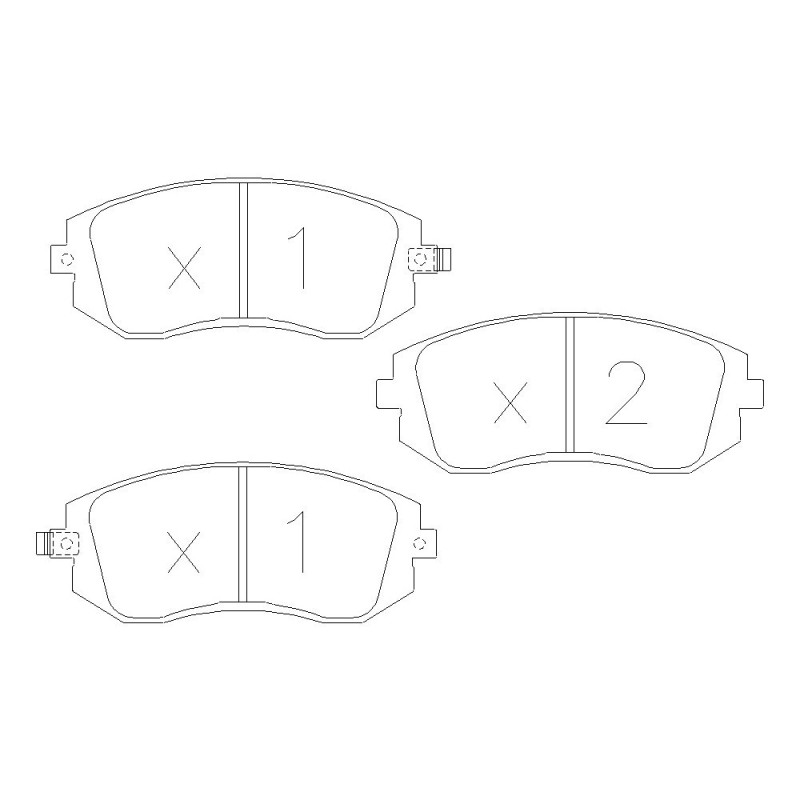 GT2i Race Avant remblokken voor SUBARU Brz 2.0i 16V 2012-20 - Tokico remklauwen - GT-PR5160T - 3661768553480