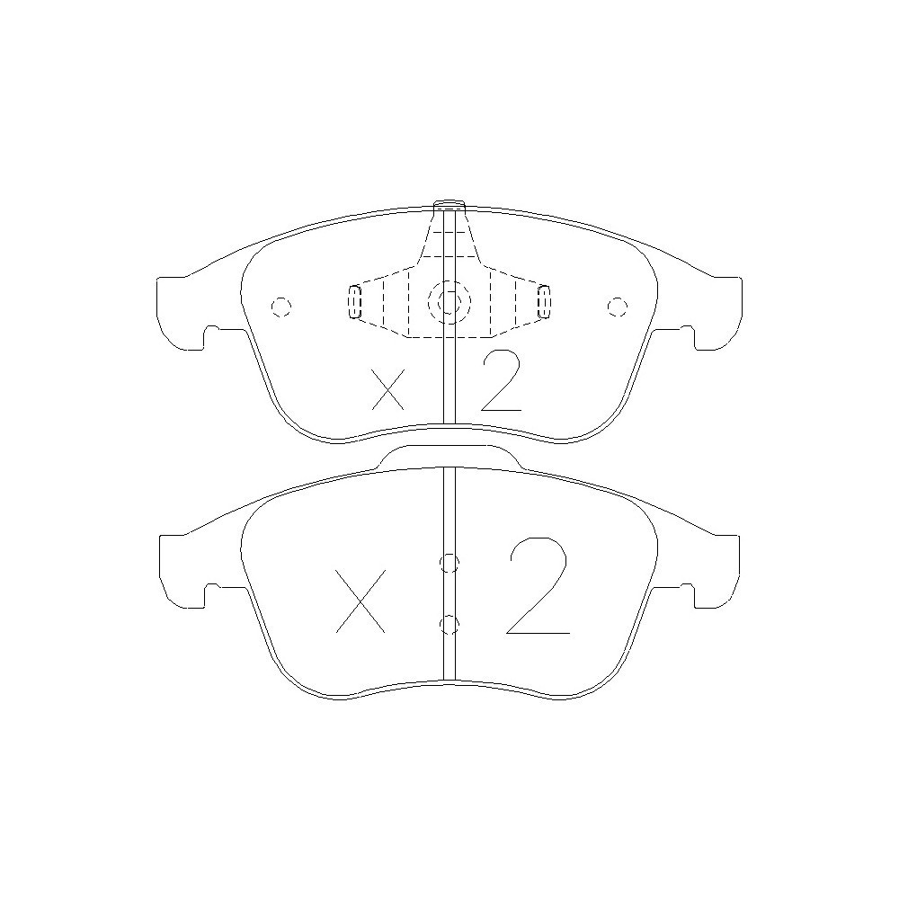 GT2i Race Avant remblokken voor RENAULT Mégane III 2.0i 16V TCe 180 pk, 2.0 dCi 2008-16 - Ate remklauwen - GT-PR8192T - 3661768553596