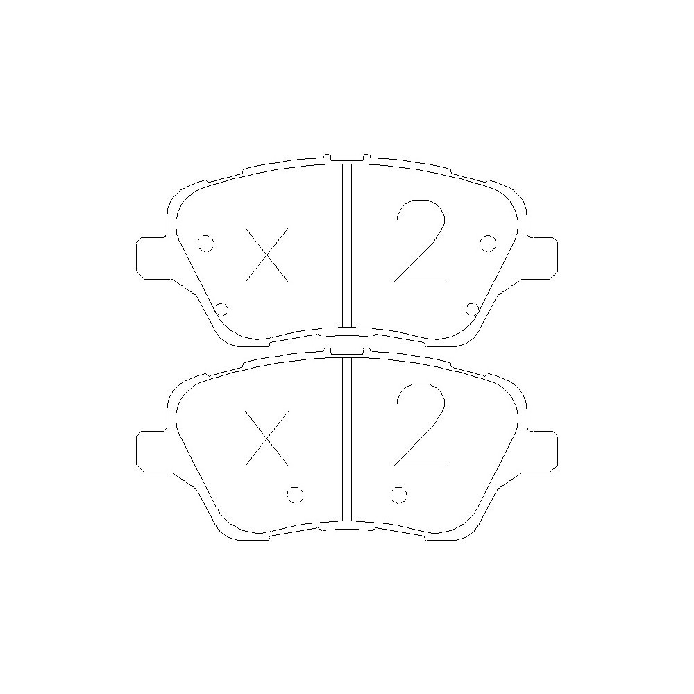Plaquettes de frein GT2i Race Avant pour FORD Fiesta 1.6i 16V EcoBoost ST 200 hp 2008-17 - Etriers de frein Trw  - GT-PR9920T - 3661768553619