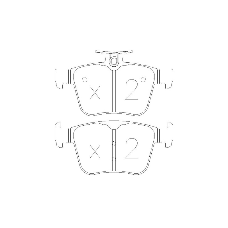 GT2i Race Rear brake pads for AUDI TT - TT Quattro (FV) TTS 2.0i 16V TFSi 2014-23 - Brake calipers Ate - GT-PR9970T - 3661768553626