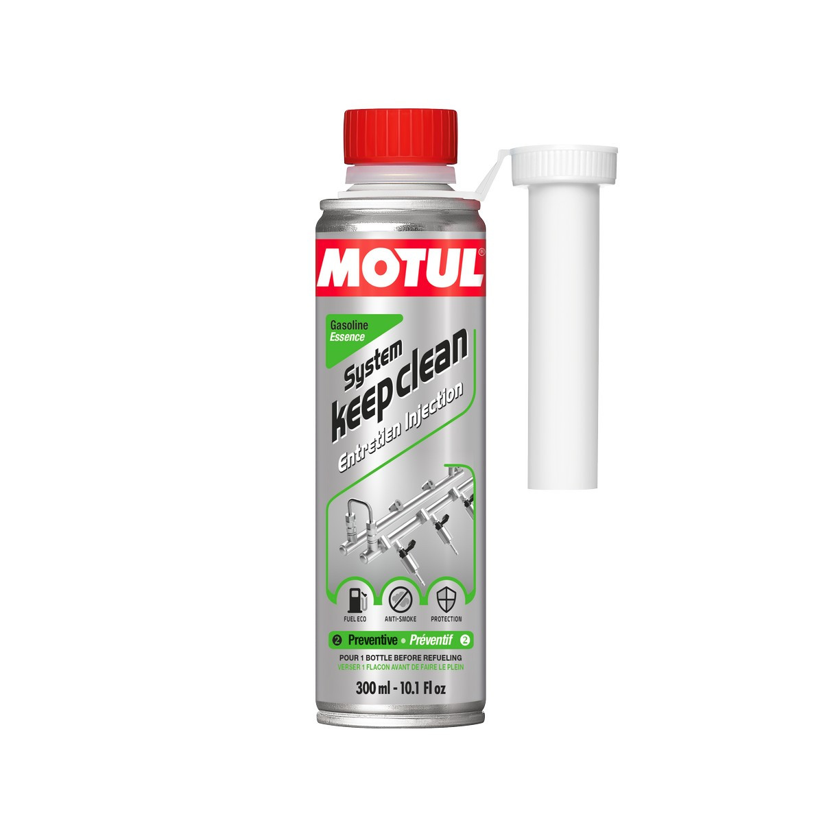 Întreținere sistem de injecție benzină MOTUL 300 ml - MOT-KEEP-CLE-ESS-300ML - 113328 - 3374650422015