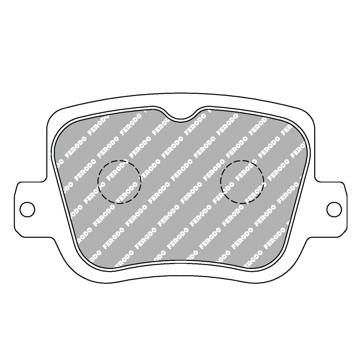 Ferodo DS2500 rear brake pads Alpine A110 II 1.8/1.8S/1.8GT - F-CP5526H - FCP5526H - 3666618503196