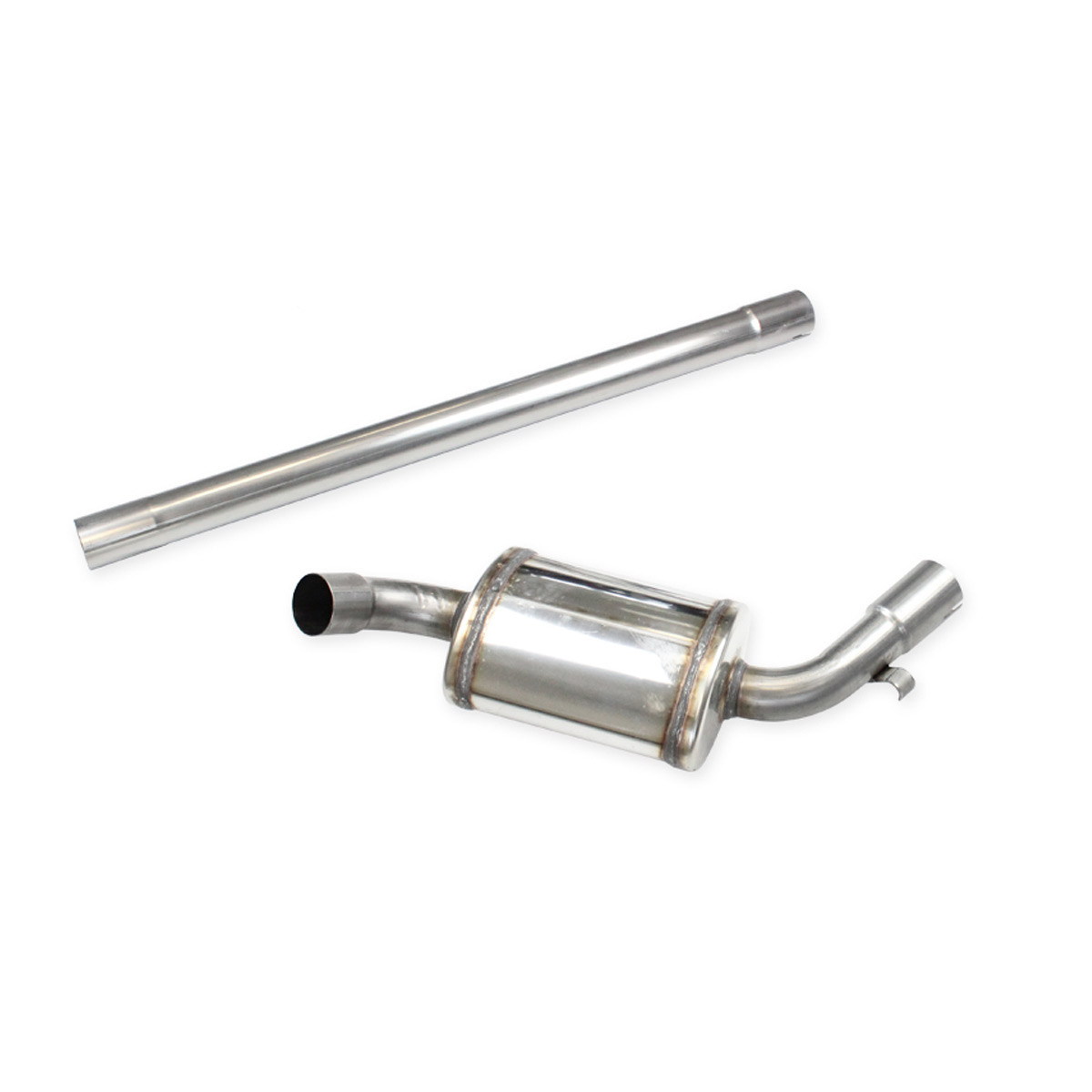 Tubo centrale con silenziatore Inoxcar Volkswagen Golf 2 1.8 GTI 16V (136cv) dopo 1985 - IC-TC16V2S - TC16V.2S - 3666618546889