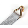 Sangle d'arrimage 3 points à cliquet pour roue 5x250cm 3200Kg