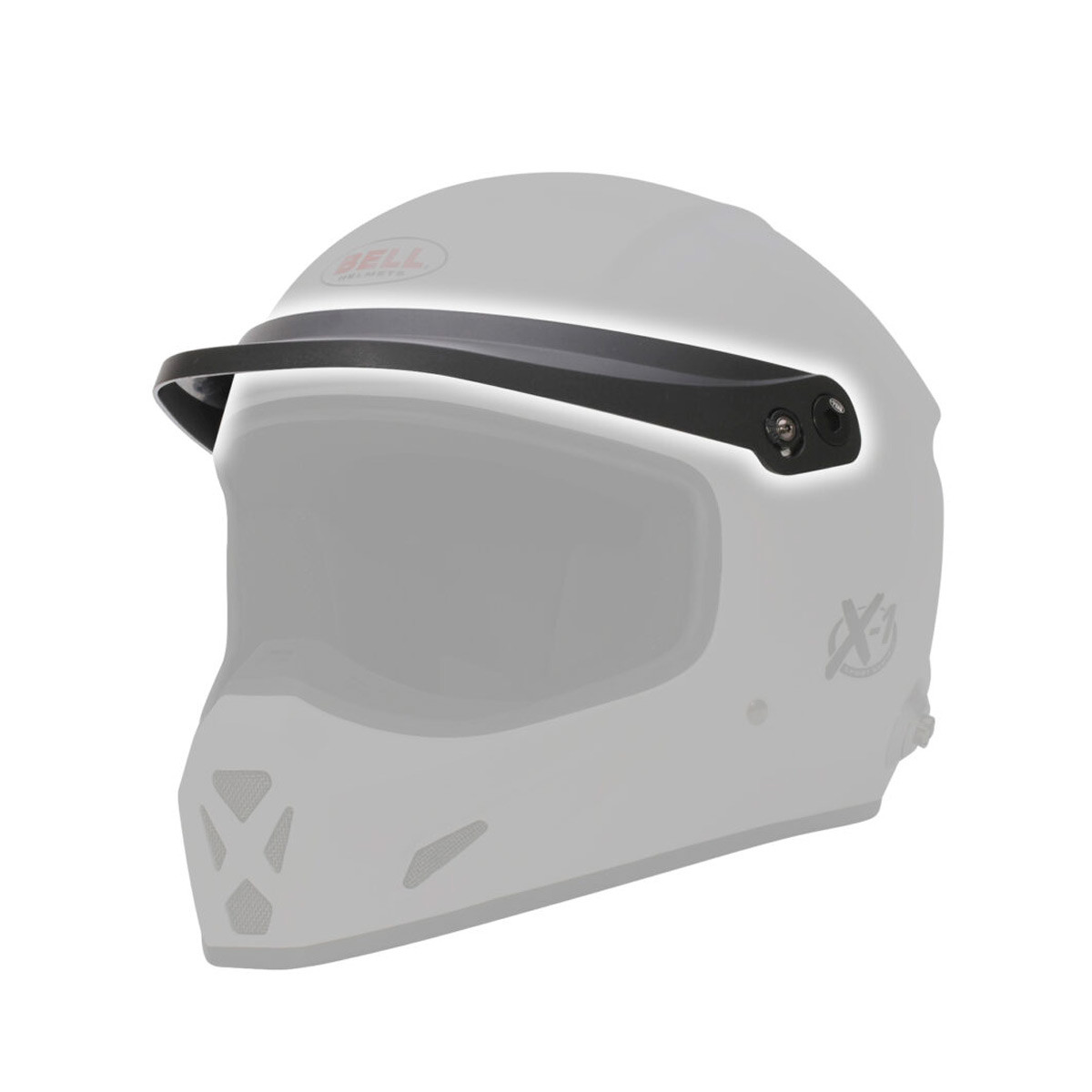 Bell zwarte kap voor X-1 helm - BEL-2040161 - 2040161 - 3666618146805