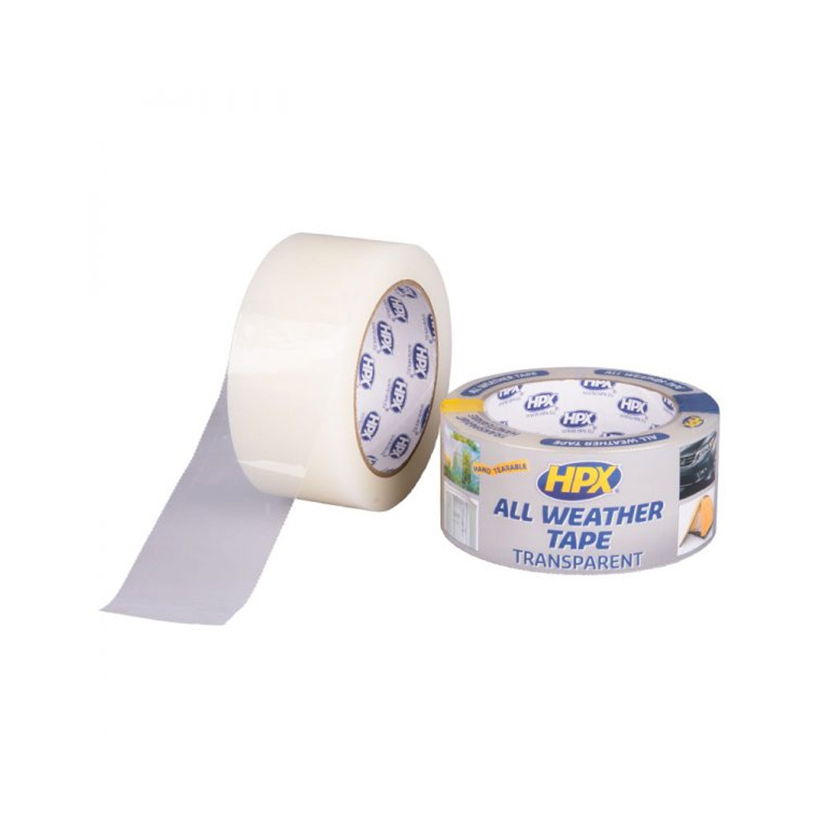 Bandă HPX All Weather transparentă, 48 mm x 25 m - HPX-AT4825 - AT4825 - 3661768793138