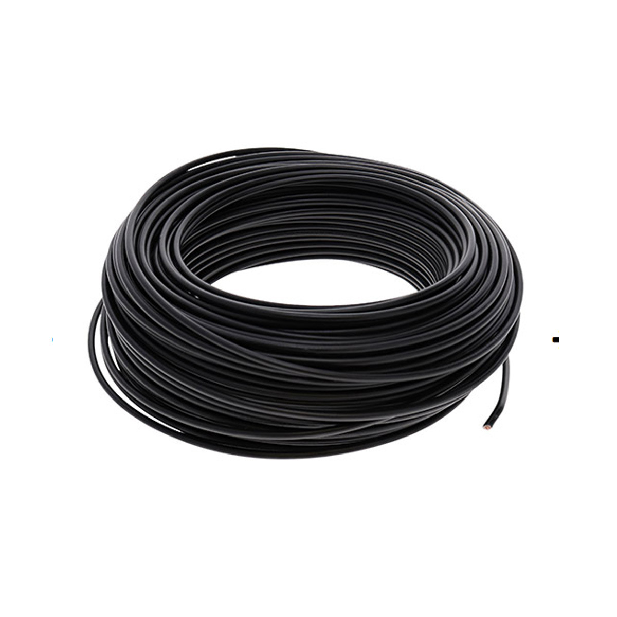 Cablu / Fir electric 1 mm² - 50 m, negru - EL-LKC100N - LK.C100N.50 - 3661768198698