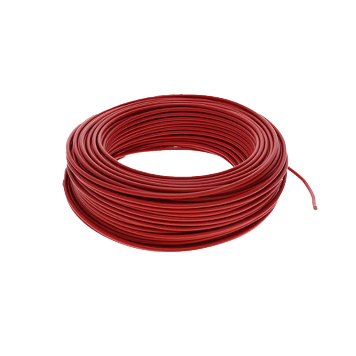 Cablu / Fir electric 1,5 mm² - 50 m, roșu - EL-LKC150R - LK.C150R.50 - 3661768198728